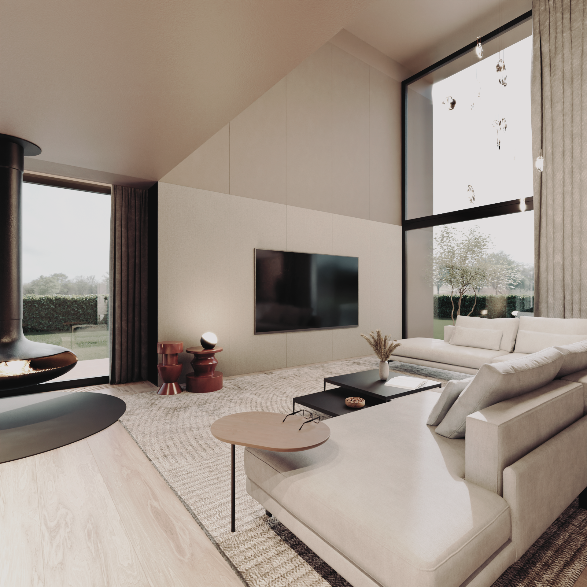 SOUNDWALL - akustyczna ściana telewizyjna